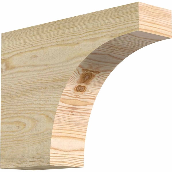 Ekena Millwork Huntington Rough Sawn Rafter Tail, Douglas Fir, 4"W x 12"H x 16"L RFT04X12X16HUN00RDF - main